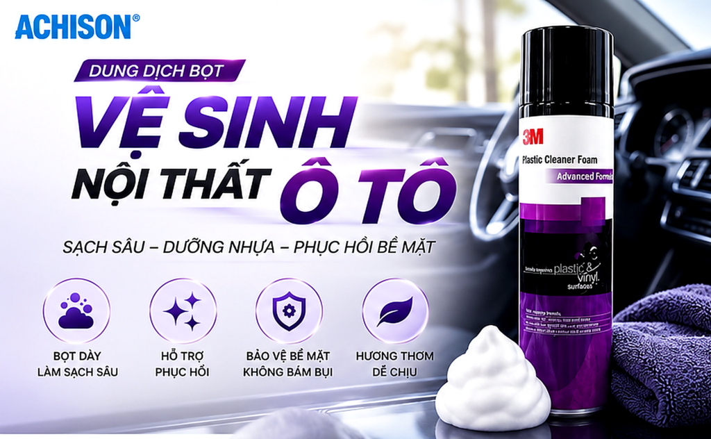 Dung dịch bọt vệ sinh nội thất ô tô 3M