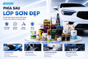 Phía sau lớp sơn đẹp – Quy trình 4 bước tạo nên lớp sơn ô tô hoàn hảo
