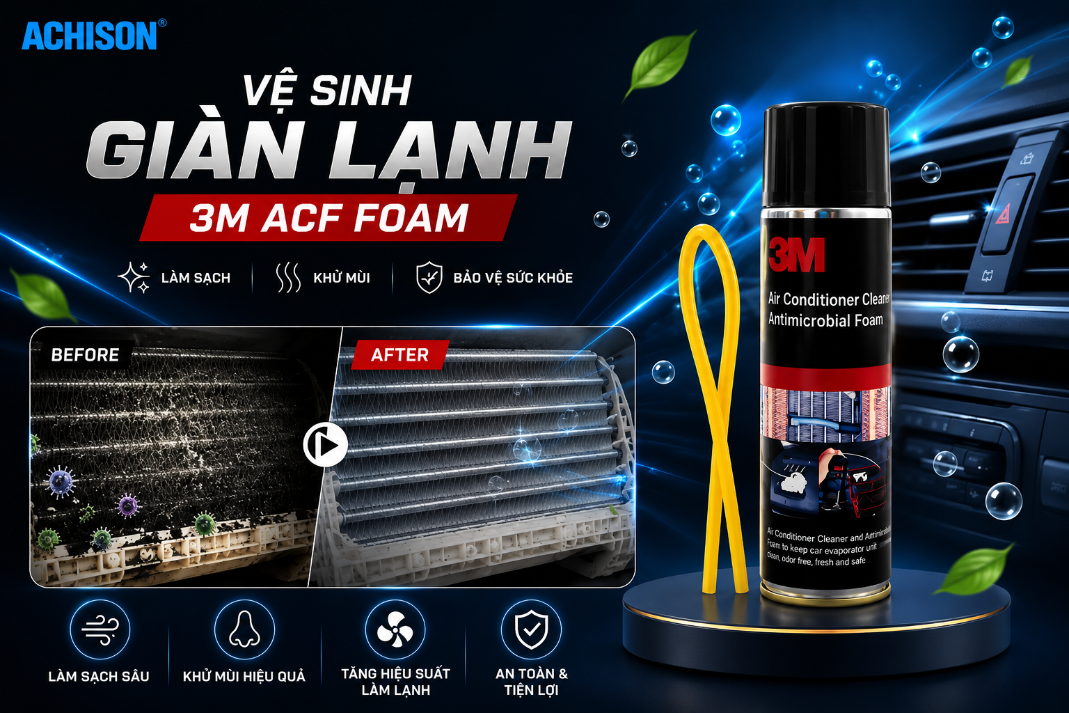Vệ Sinh Giàn Lạnh Ô Tô Định Kỳ