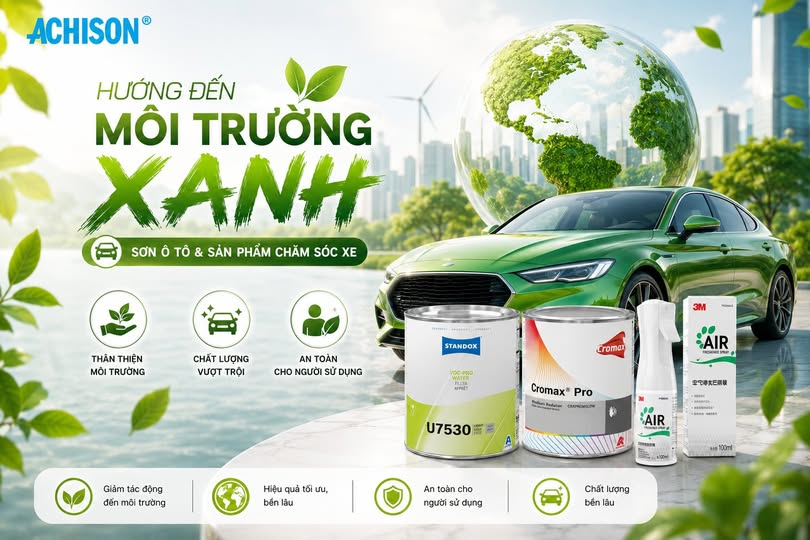 Hướng Đến Môi Trường Xanh Trong Ngành Sơn Ô Tô