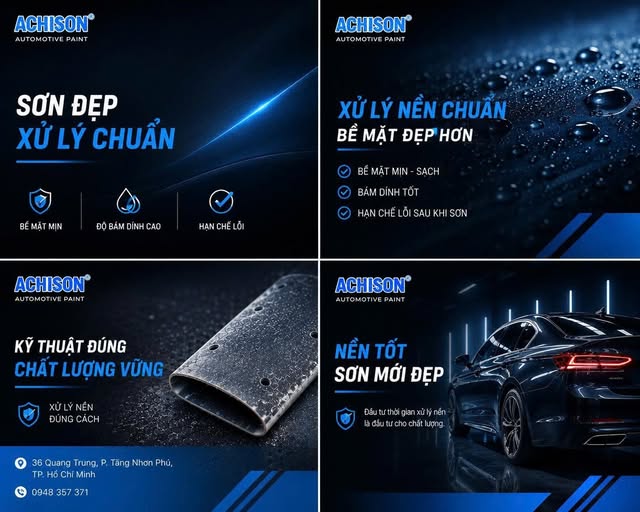 Xử Lý Nền Ô Tô Chuẩn