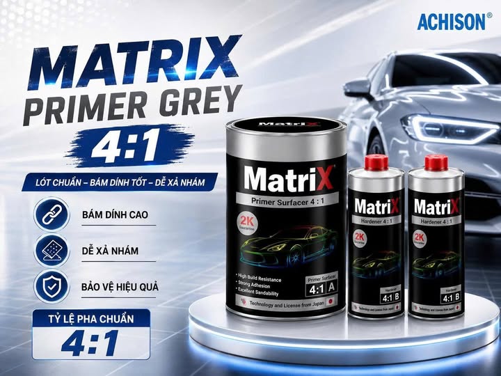 Matrix Primer Grey 4:1