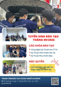 TUYỂN SINH ĐÀO TẠO THÁNG 09/2026