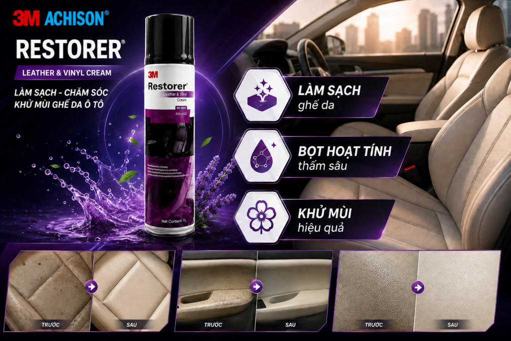 3M Restorer Leather & Vinyl Cream