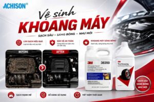 Vệ sinh khoang máy ô tô đúng cách