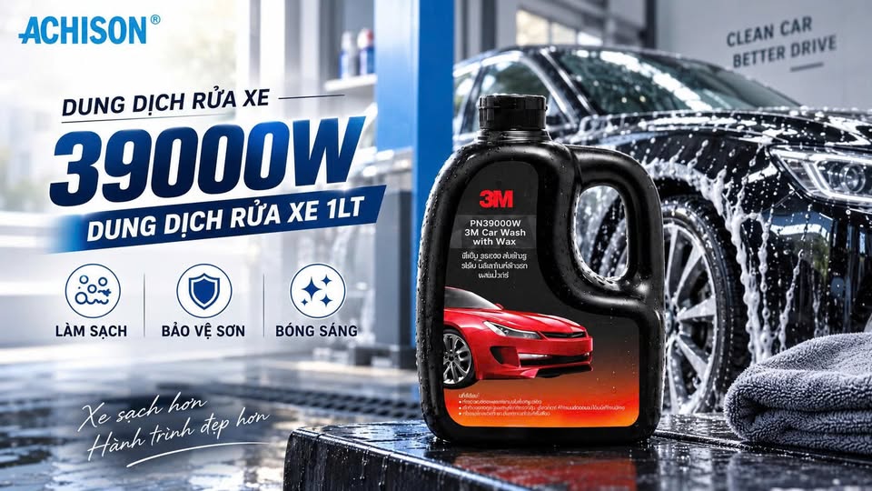 Dung dịch rửa xe 3M 39000W 1L