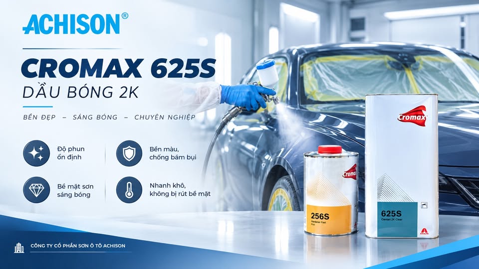 CROMAX 625S DẦU BÓNG 2K