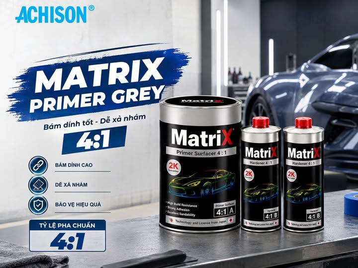 Matrix Primer Grey 4:1