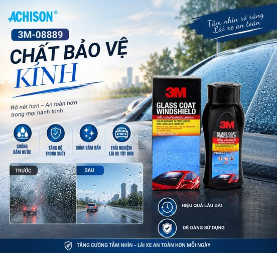 Chất bảo vệ kính ô tô 3M 0888