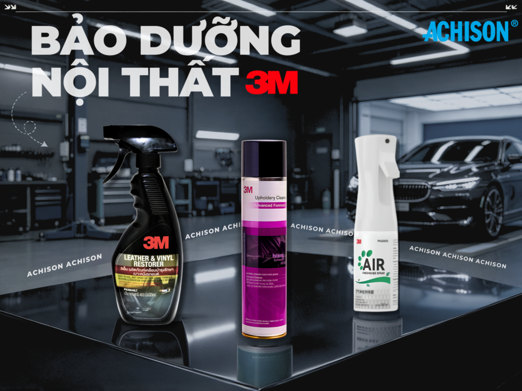 Bộ sản phẩm bảo dưỡng nội thất ô tô 3M