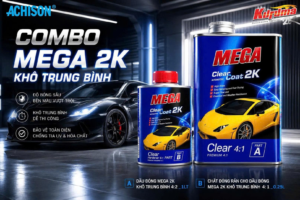 Mega Clear Coat 2K Khô Trung Bình