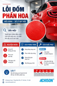 Lỗi đốm phấn hoa trên sơn ô tô